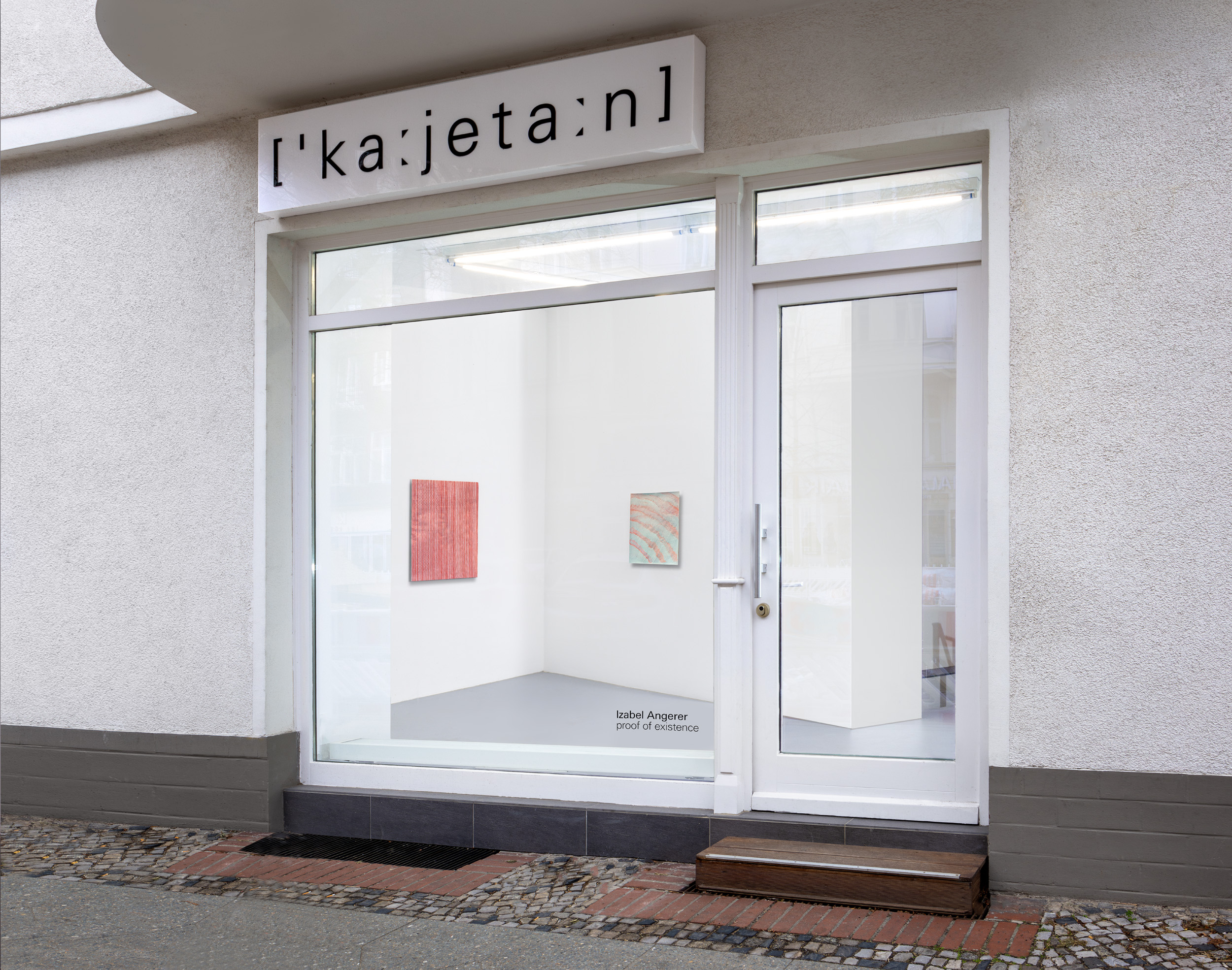 Izabel Angerer | proof of existence | Exhibition view 2026 | Courtesy the artist & Galerie kajetan | Photo: Gunter Lepkowski