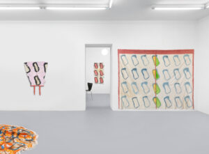 Claude Viallat | Malereien III | Ausstellungsansicht / Exhibition view 2026 | Courtesy Claude Viallat & Galerie kajetan | Photo: Gunter Lepkowski