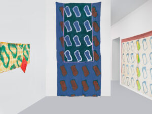Claude Viallat | Malereien III | Ausstellungsansicht / Exhibition view 2026 | Courtesy Claude Viallat & Galerie kajetan | Photo: Gunter Lepkowski