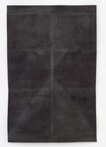 Haleh Redjaian | Untitled | 2023 | Digitaldruck auf Baryta Hahnemühle Papier, Graphit und Wachs / Digital
print on Hahnemühle Baryta paper, graphite, and wax | 200 x 90 cm | Courtesy Haleh Redjaian & kajetan Berlin